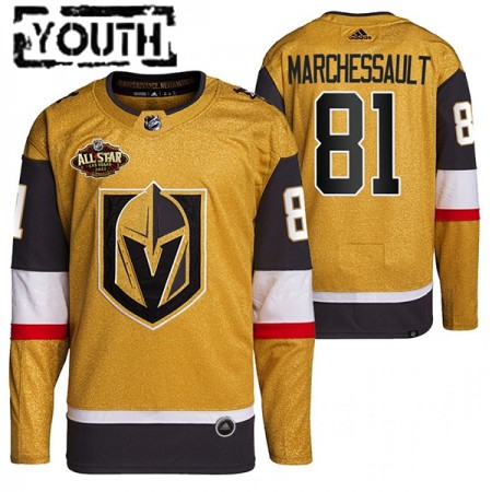 Dětské Hokejový Dres Vegas Golden Knights Jonathan Marchessault 81 2022 NHL All-Star Gold Authentic